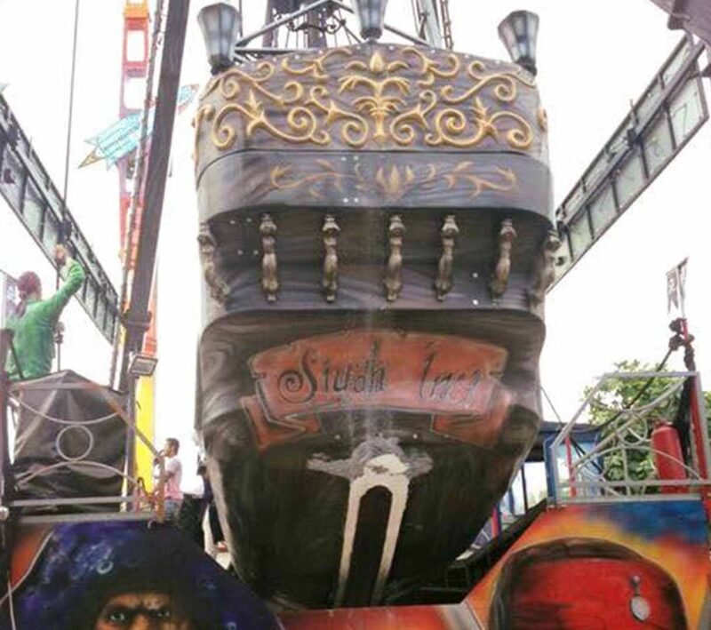 Gondol lunapark makinesi arka görseli desenleri farklı