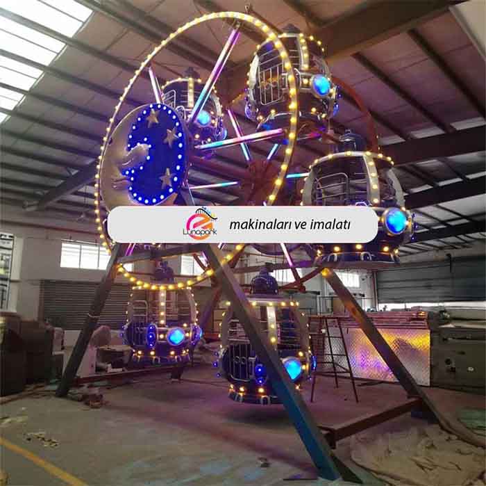 6 kovalı dönme dolap oldukça portatif bir üründür